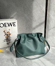 Loewe Medium Flamenco Clutch In Nappa Calfskin Green - 30x24.5x10.5cm - 2