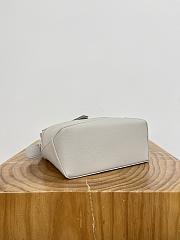 Loewe Small Puzzle Edge Bag In Soft Grained Calfskin Light Ghost - 24x16.5x10.5cm - 4