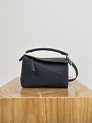Loewe Small Puzzle Edge Bag In Soft Grained Calfskin Deep Blue - 24x16.5x10.5cm - 1
