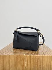 Loewe Small Puzzle Edge Bag In Soft Grained Calfskin Deep Blue - 24x16.5x10.5cm - 2