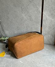 Loewe Large Puzzle Bag In Pressed Suede in Brown - 33x21.5x15cm - 2