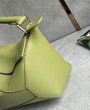 Loewe Small Puzzle Edge Bag In Classic Calfskin Light Moss - 24x16.5x10.5cm - 4