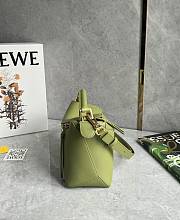 Loewe Small Puzzle Edge Bag In Classic Calfskin Light Moss - 24x16.5x10.5cm - 6