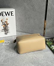 Loewe Small Puzzle Edge Bag In Classic Calfskin Silk Beige - 24x16.5x10.5cm - 4
