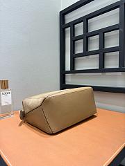 Loewe Small Puzzle Bag In Classic Calfskin And Suede Oak - 24x16.5x10.5cm - 6