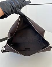 Fendi Lui Large Brown Grain Calf Leather Bag - 34x27x13cm - 3