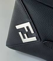 Fendi Lui Large Black Grain Calf Leather Bag - 34x27x13cm - 2