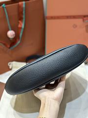 Loro Piana Medium Bobbin Bag Calfskin Navy Blue Black - 32x7x21cm - 4