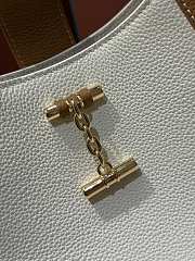 Loro Piana Medium Bobbin Bag Calfskin Whisper White Wheat Bran - 32x7x21cm - 4