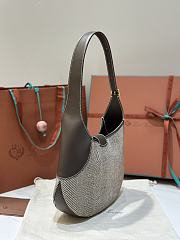 Loro Piana Medium Bobbin Bag Pecora Nera Natural Chocolate - 32x7x21cm - 6