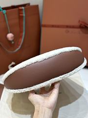 Loro Piana Medium Bobbin Bag Silk Cashmere Natural Caramel - 32x7x21cm - 4