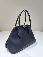 The Row Medium Devon Bag in Leather Black - 32x16.5x20cm - 6