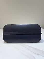 The Row Medium Devon Bag in Leather Black - 32x16.5x20cm - 3