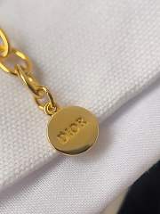 Dior D-Luck Bracelet Gold Finish Metal White Resin Pearls and White Mother-of-Pearl - 6