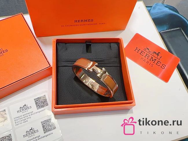 Hermes Clic H Bracelet Brown - 1