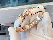 Hermes Clic H Bracelet White - 2