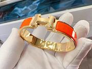 Hermes Clic H Bracelet Orange - 3