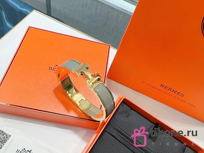Hermes Clic H Bracelet Gray - 1