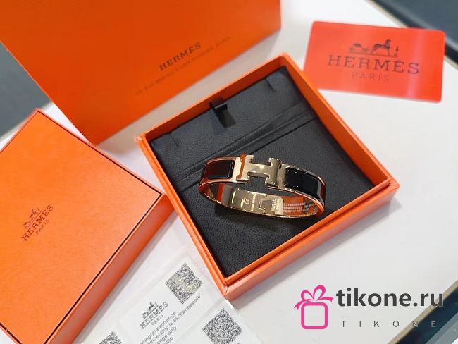 Hermes Clic H Bracelet Black  - 1