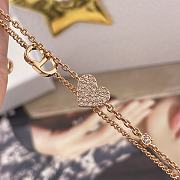 Dior Clair D Lune Bracelet Pink Finish Metal and Pink Crystals - 6