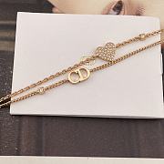 Dior Clair D Lune Bracelet Pink Finish Metal and Pink Crystals - 3
