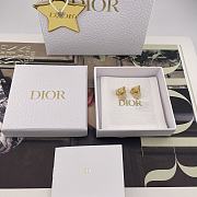 Dior Clair D Lune Clip On Earrings Gold Finish Metal and Silver Tone Crystals - 6