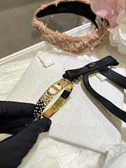 Dior 30 Montaigne Bangle Gold Finish Metal and Silver Tone Crystals - 2