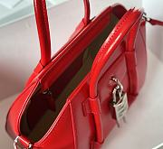 Givenchy Mini Antigona Lock Bag In Box Leather Red - 29x20x13cm - 3