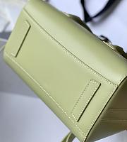 Givenchy Mini Antigona Lock Bag In Box Leather Green - 29x20x13cm - 6
