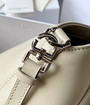 Givenchy Mini Antigona Lock Bag In Box Leather White - 29x20x13cm - 5