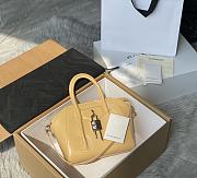 Givenchy Mini Antigona Lock Bag In Box Leather Beige - 29x20x13cm - 1