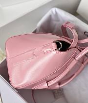 Givenchy Mini Antigona Lock Bag In Box Leather Pink - 29x20x13cm - 6