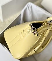 Givenchy Mini Antigona Lock Bag In Box Leather Yellow - 29x20x13cm - 4