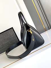 Givenchy Mini Antigona Lock Bag In Box Leather Black - 22x18x13cm - 2