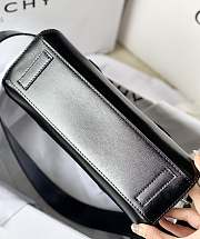 Givenchy Mini Antigona Lock Stretch In Box Leather Black - 22x12x8cm - 4