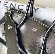 Givenchy Mini Antigona Lock Stretch In Box Leather Black - 22x12x8cm - 5
