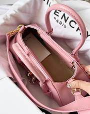 Givenchy Mini Antigona Lock Stretch In Box Leather Pink - 22x12x8cm - 4