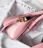 Givenchy Mini Antigona Lock Stretch In Box Leather Pink - 22x12x8cm - 3