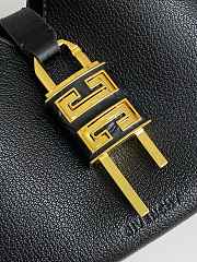 Givenchy G-Hobo Medium In Grained Leather With Padlock Black - 25x21x10cm - 2