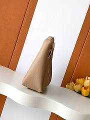 Givenchy G-Hobo Medium In Grained Leather With Padlock Beige - 25x21x10cm - 5