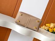 Givenchy G-Hobo Medium In Grained Leather With Padlock Beige - 25x21x10cm - 3