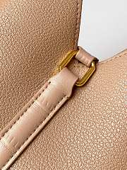 Givenchy G-Hobo Medium In Grained Leather With Padlock Beige - 25x21x10cm - 2