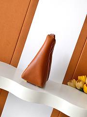 Givenchy G-Hobo Medium In Grained Leather With Padlock Brown - 25x21x10cm - 6