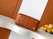 Givenchy G-Hobo Medium In Grained Leather With Padlock Brown - 25x21x10cm - 3