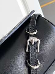 Givenchy Voyou Roller Bag In Grained Leather Black - 25x10x13cm - 3