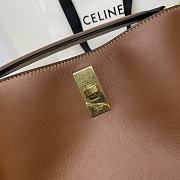 Celine Mini Bucket 16 In Smooth Calfskin Brown - 16x18x16cm - 3