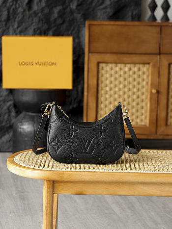 LV Bagatelle Monogram Empreinte Black M46002 - 22x14x9cm