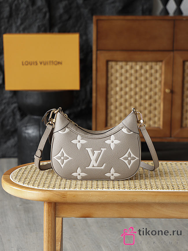 LV Bagatelle Monogram Empreinte Creme Beige M46112 - 22x14x9cm - 1