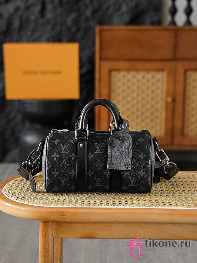 LV Keepall Bandoulière 25 Monogram Eclipse M46271 - 25x15x11cm - 1