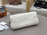 Chloe Paddington Bag In Grained Leather White - 36x18x18cm - 5